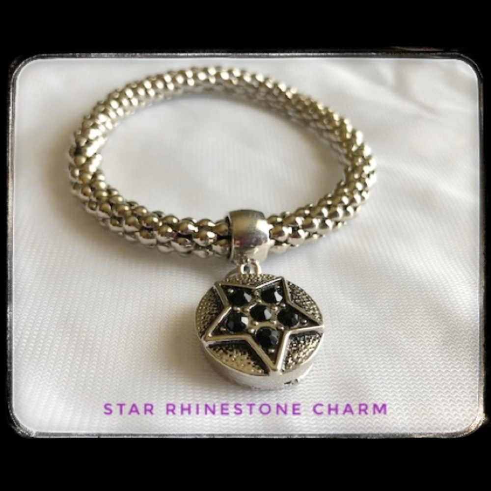 🆕✅ NOOSA  STYLE BRACELET WITH 2 CHARMS - Picture 3 of 4